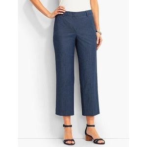 Talbots Chelsea Denim Crop size 12 EUC Worn Once
